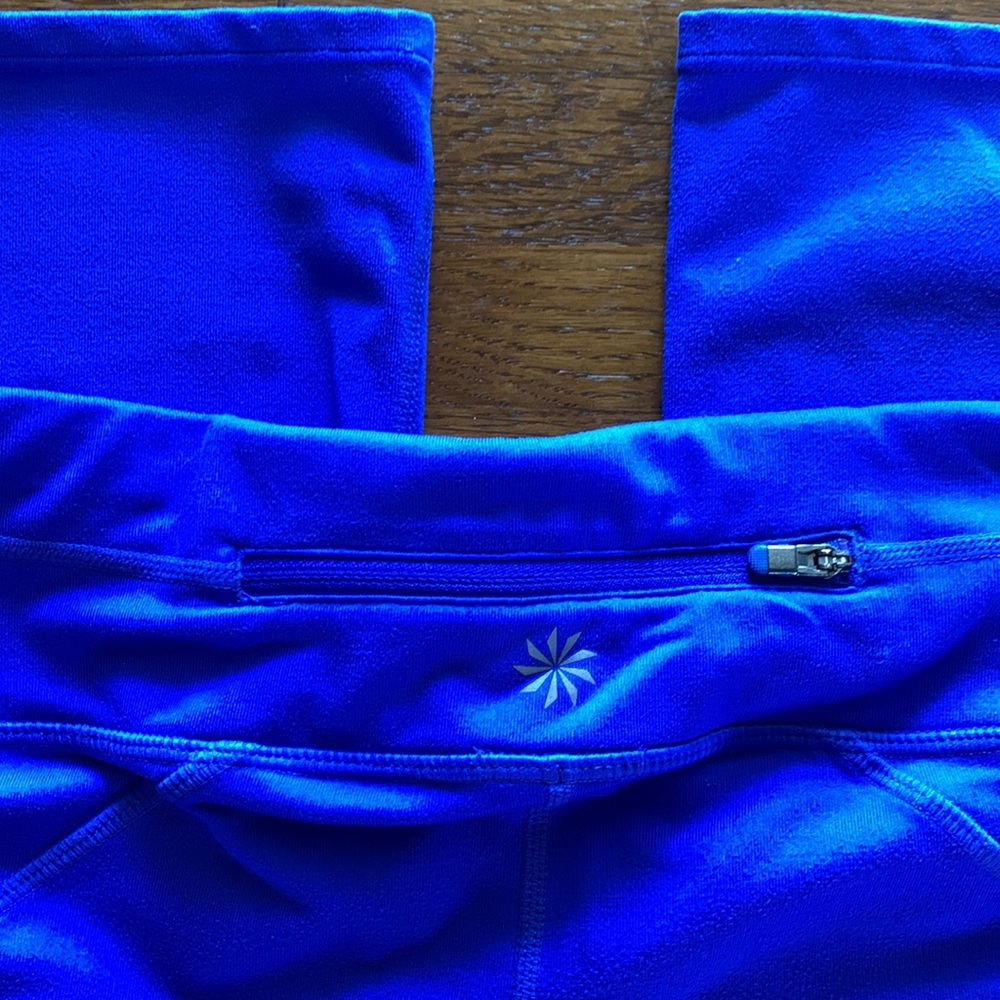 Athleta Blue Crop Workout Pants Size XS - Picture 14 of 14